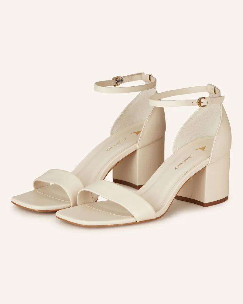 CARRANO Sandaletten beige Creme