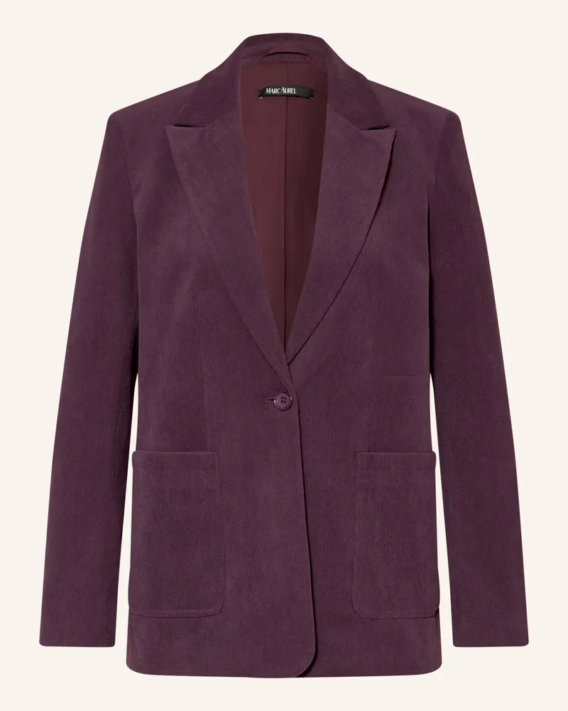 MARC AUREL Cordblazer lila Dunkellila