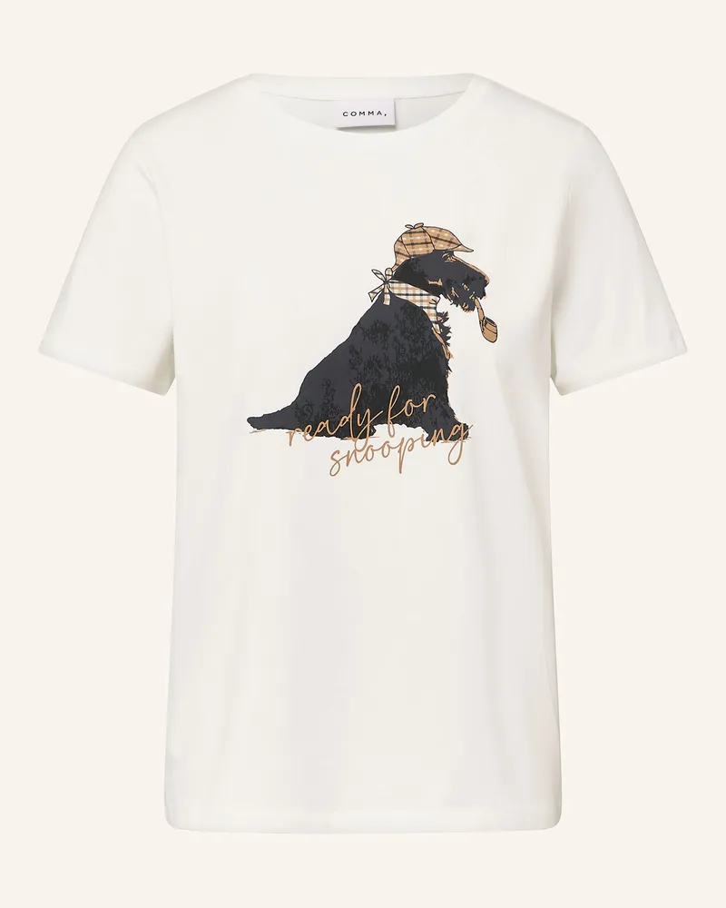 COMMA T-Shirt Weiss