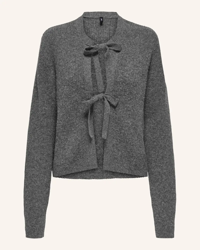 only Strickjacke Dunkelgrau
