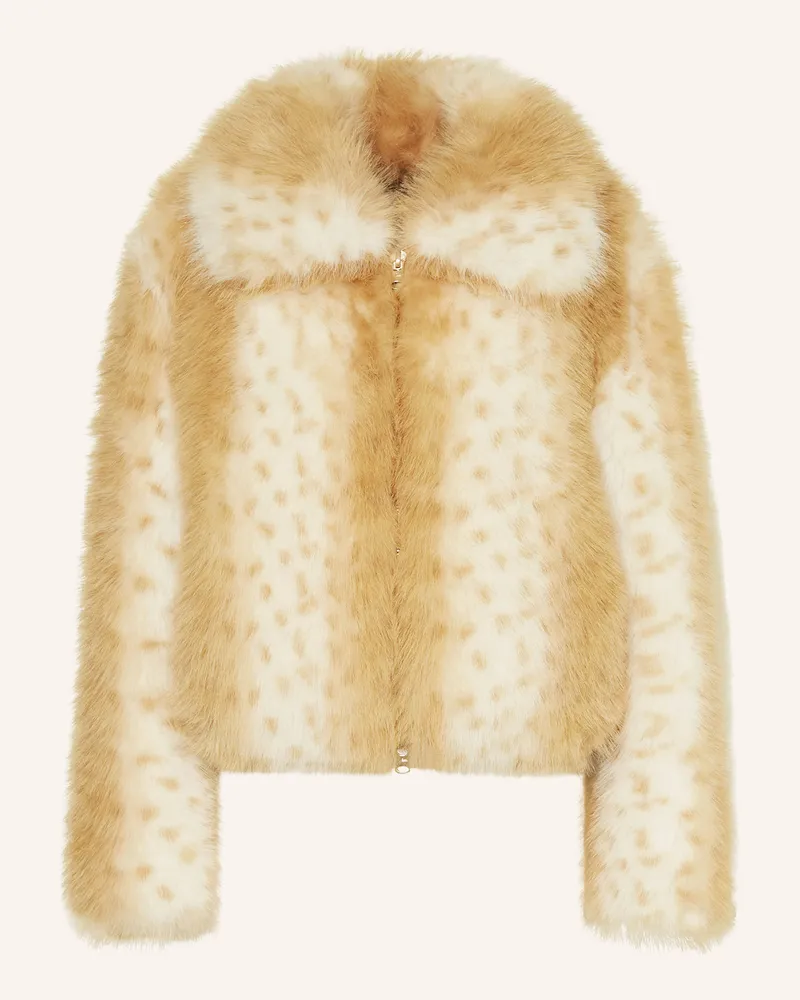 Beaumont Amsterdam Kunstfell-Jacke MILLIE Ecru