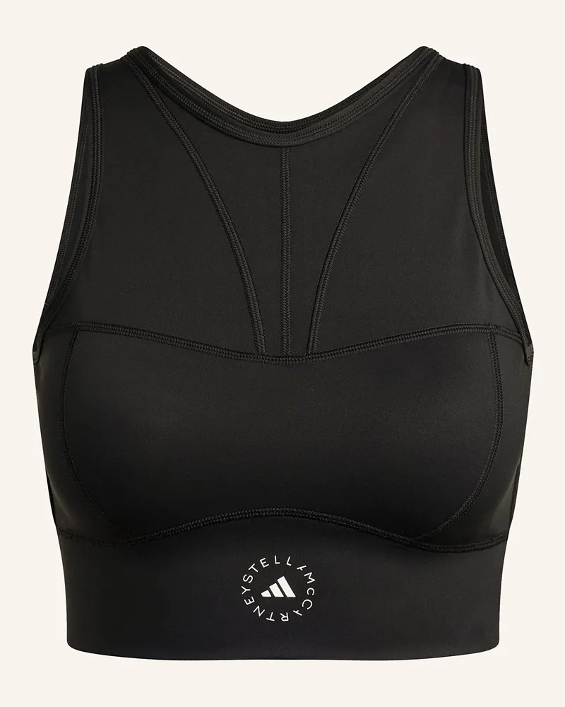adidas Cropped-Top ADIDAS BY STELLA MCCARTNEY Schwarz