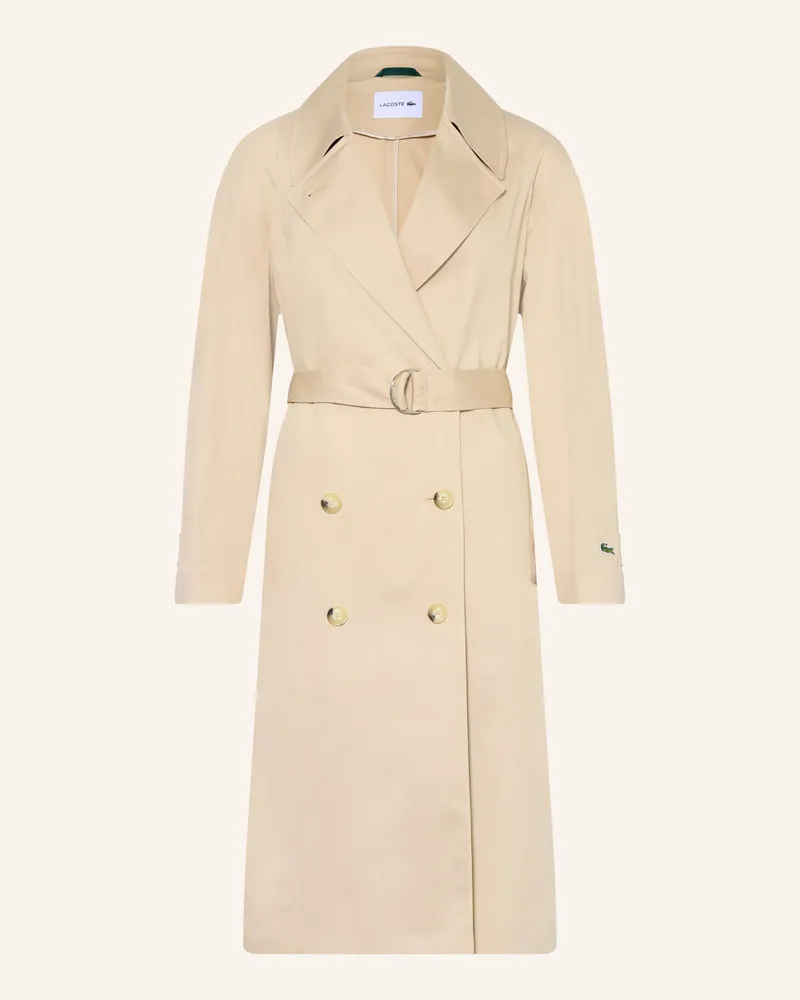 Lacoste Trenchcoat beige Beige
