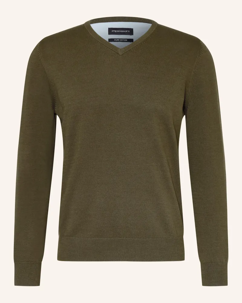 Strokesman's Strokesman Pullover gruen Dunkelgrün