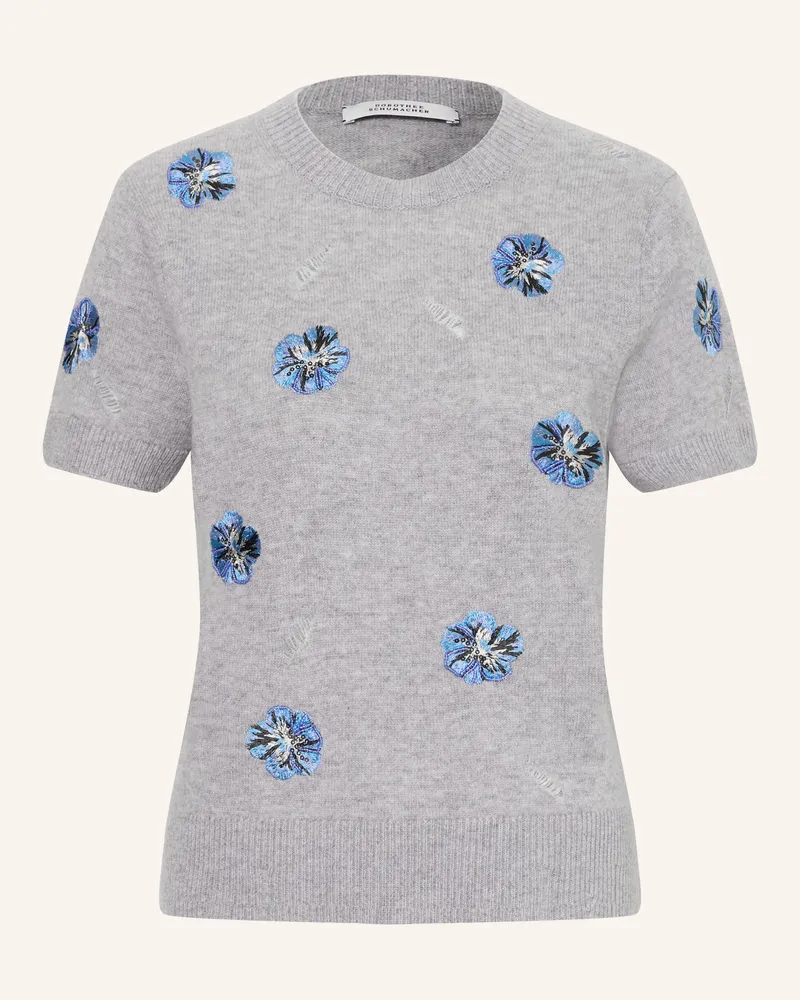 Dorothee Schumacher Strickshirt Blooming Statements Mit Cashmere grau Grau