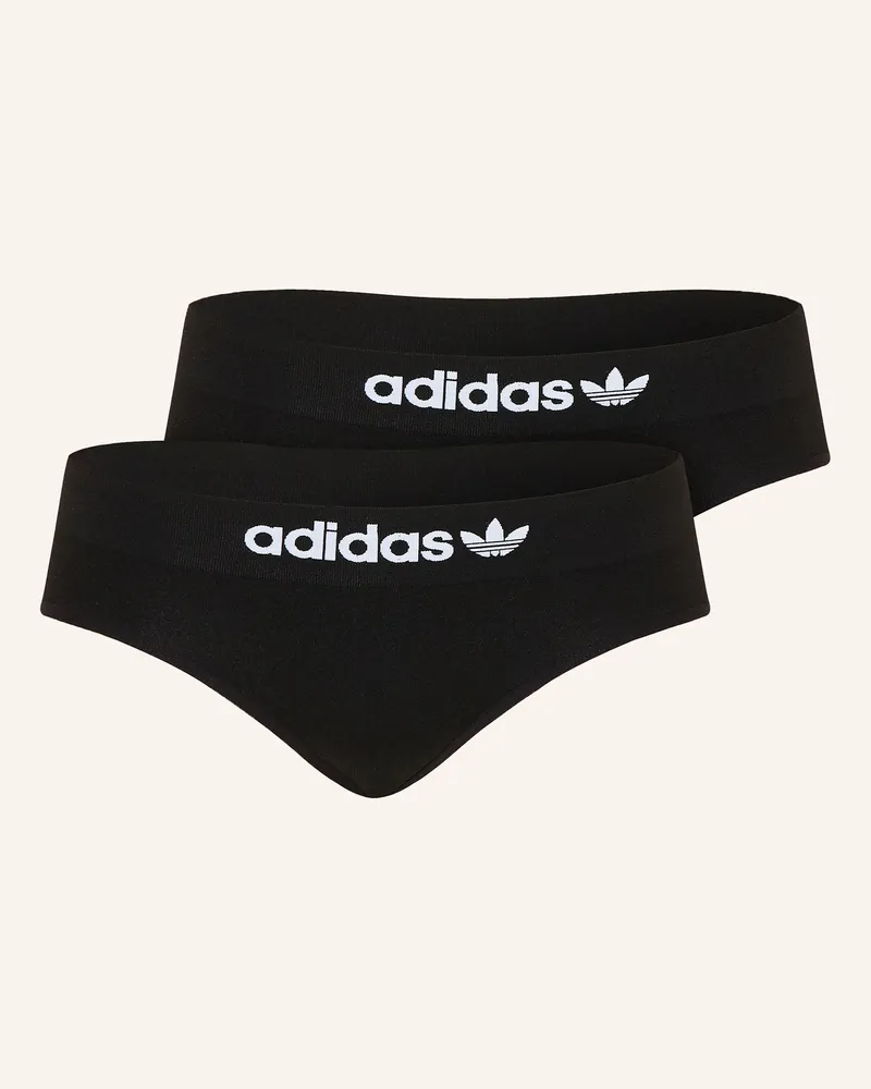 adidas 2er-Pack Panties Schwarz