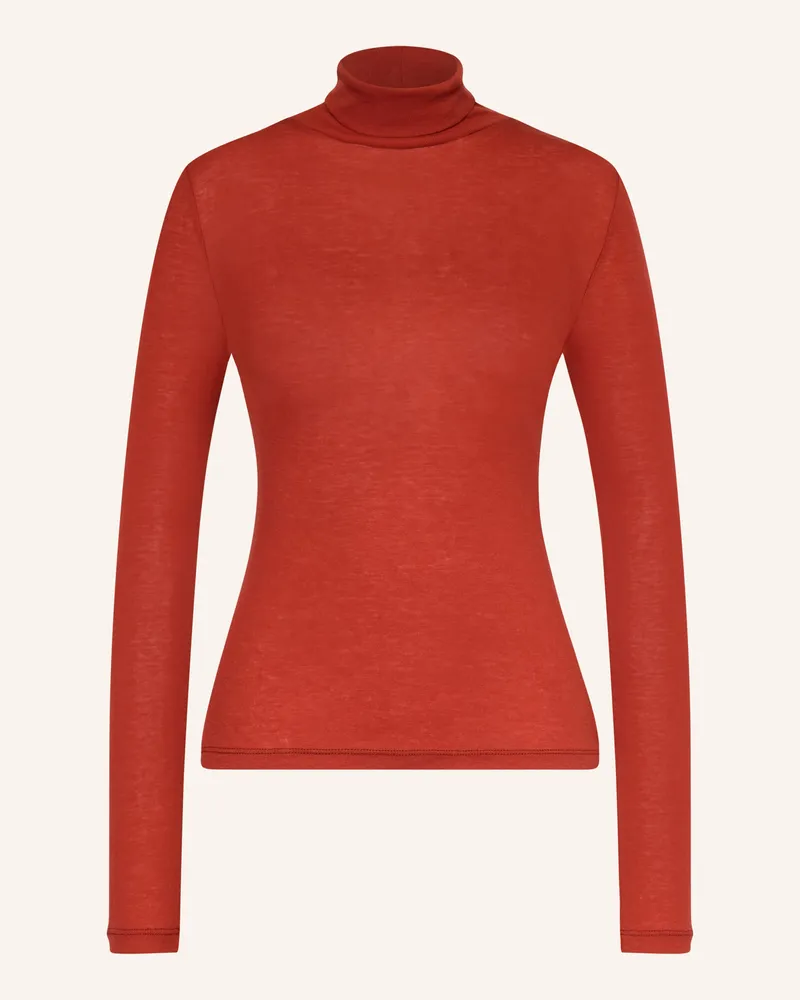 Drykorn Rollkragenshirt ZERAFNE Dunkelorange