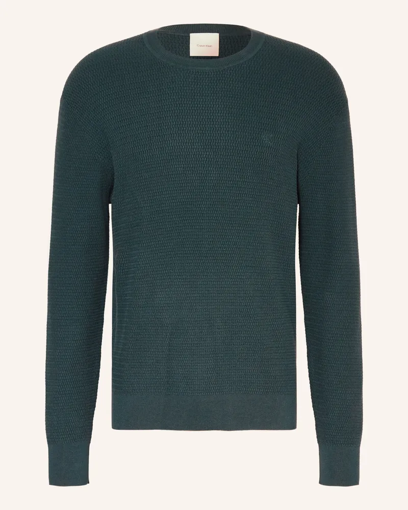 Calvin Klein Pullover gruen Petrol