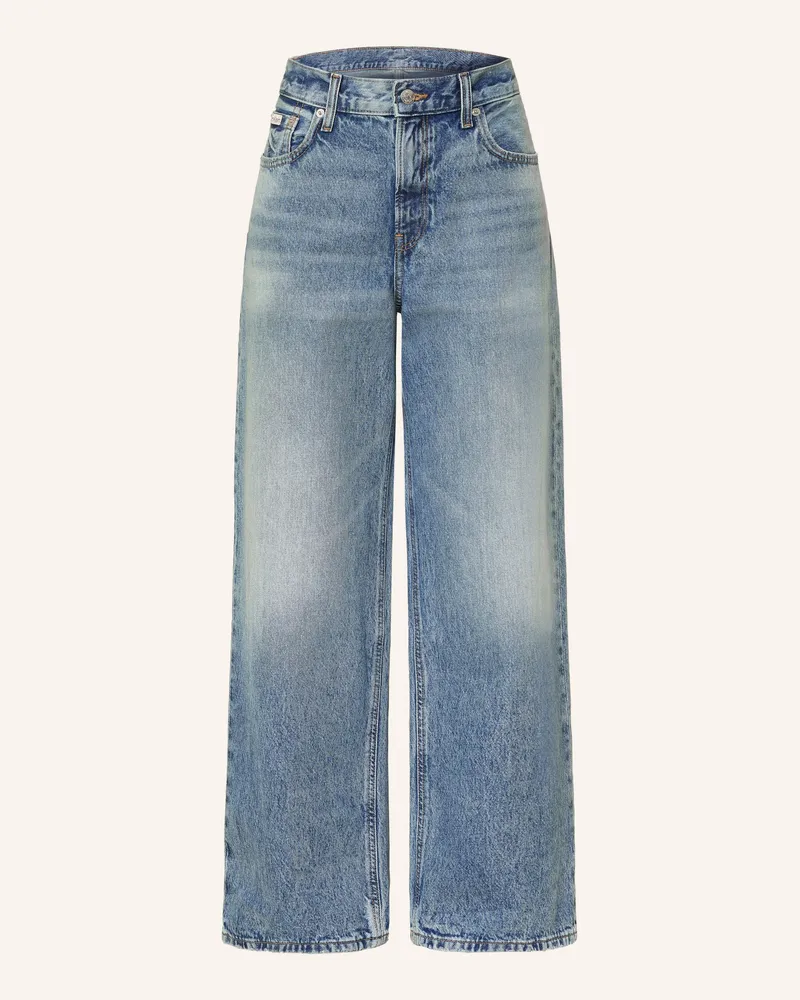 Calvin Klein Wide Leg Jeans Andrew blau We9