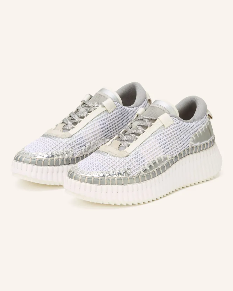 Chloé Sneaker Nama silber 094