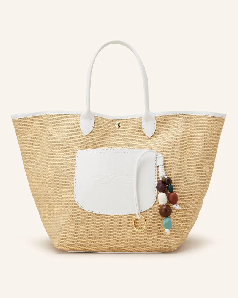 Longchamp Shopper Panier Large beige Hellbraun