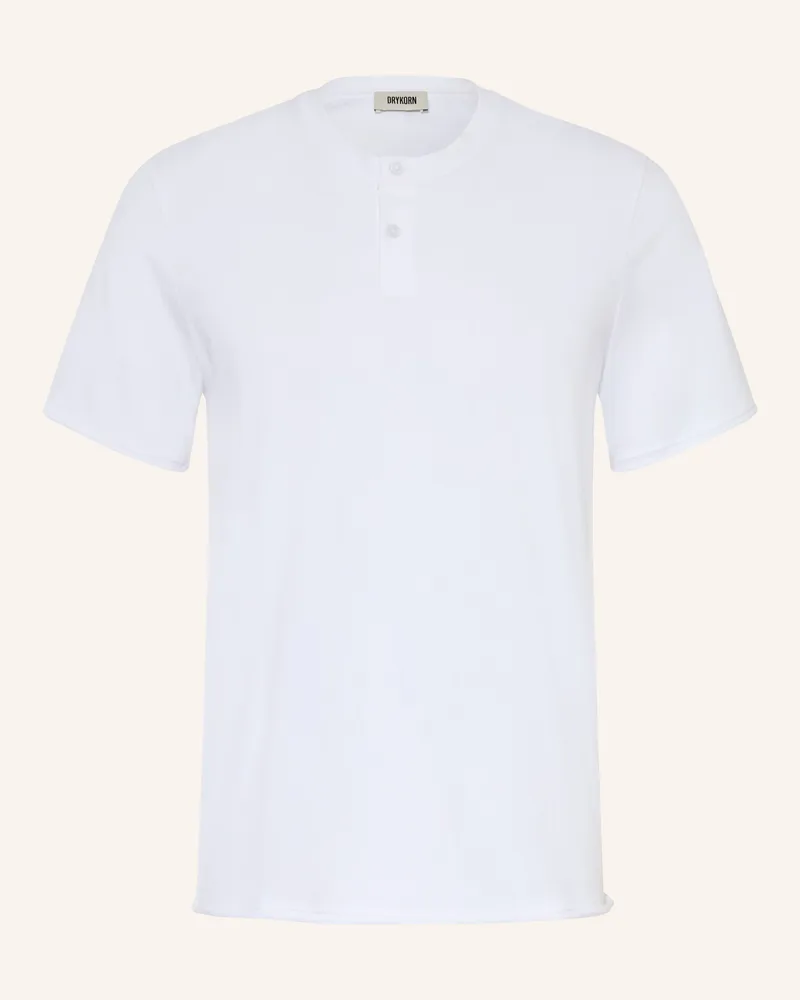 Drykorn Henley-Shirt Miwan weiss Weiss