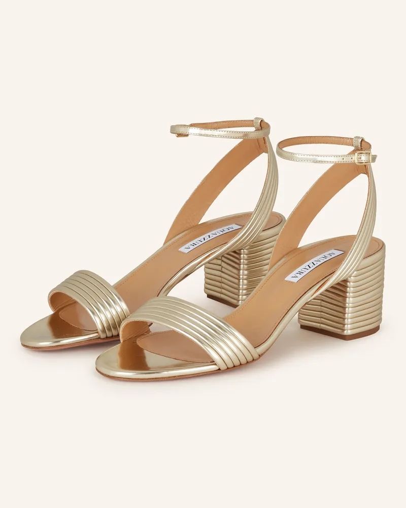 Aquazzura Sandaletten SUNDANCE Gold