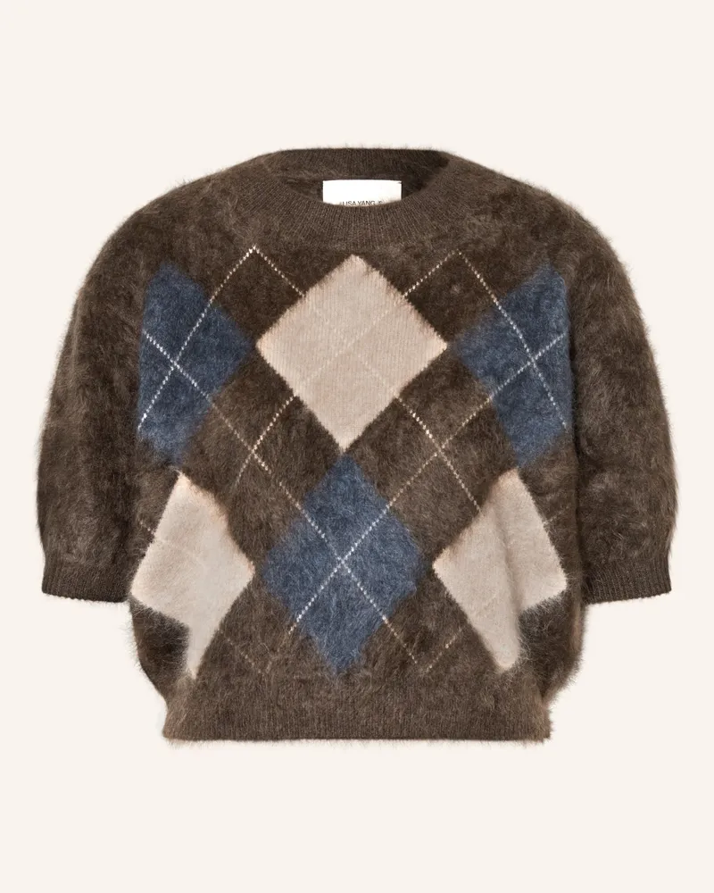 Lisa Yang Cashmere-Pullover Dunkelbraun