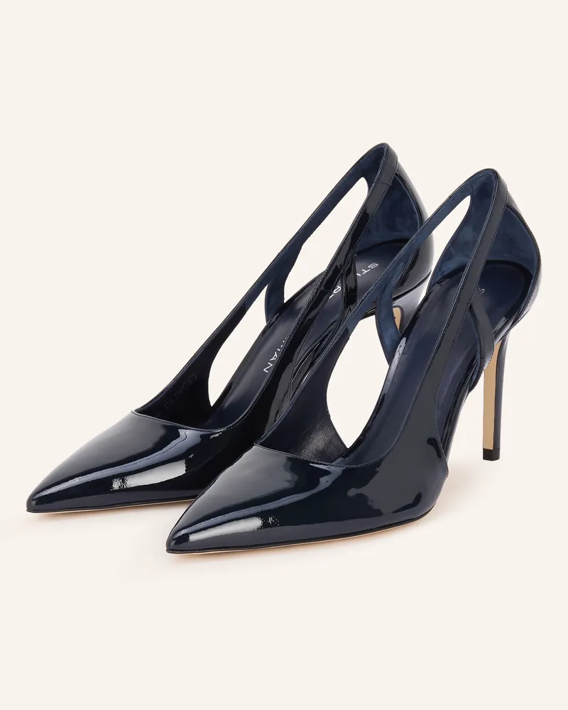 Stuart Weitzman Lack-Pumps STUART POWER CUTOUT Dunkelblau