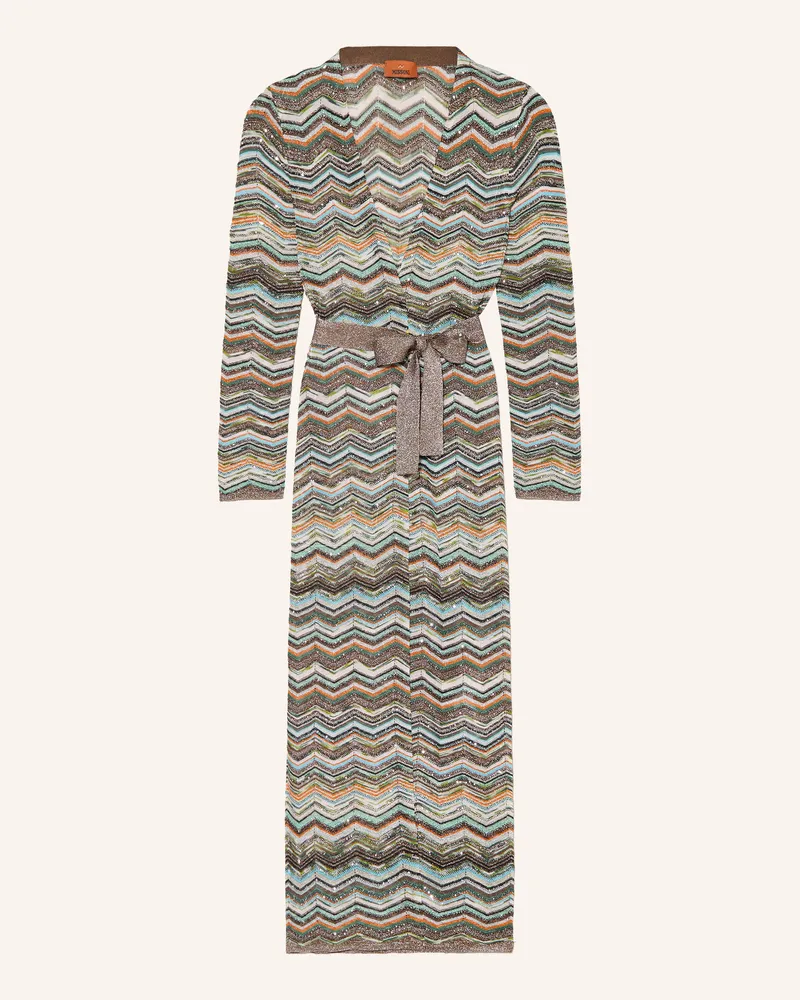 Missoni Strickhülle Mit Pailletten Und Glitzergarn braun Braun