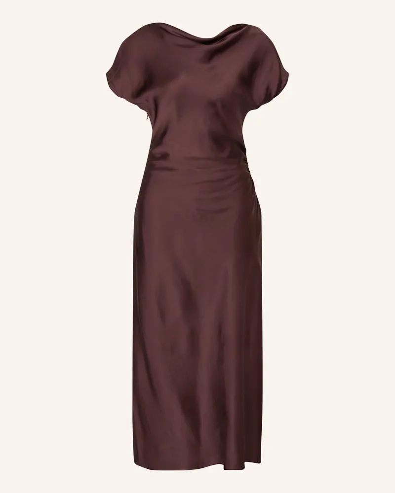 Liu Jo Satinkleid braun Dunkelbraun