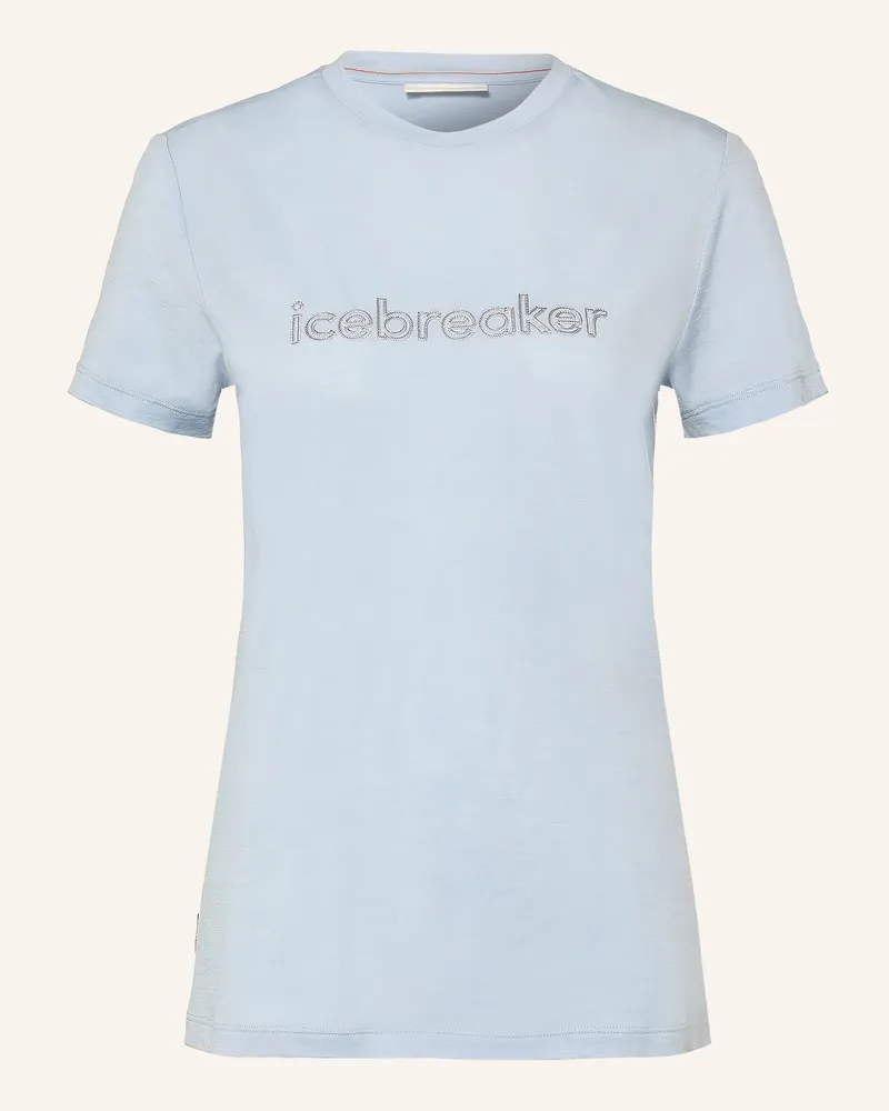 Icebreaker Funktionsshirt 150 Tech Lite Aus Merinowolle blau Hellblau