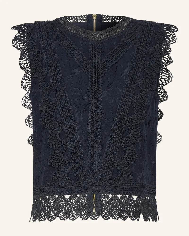 Apart Spitzentop Dunkelblau