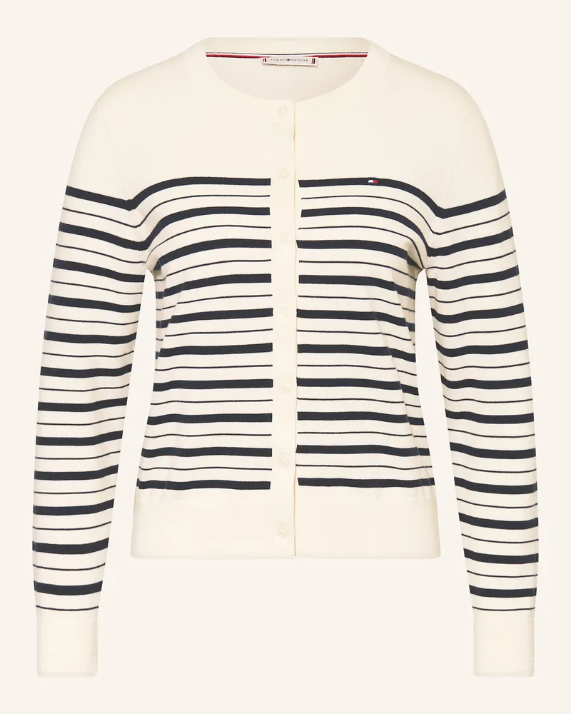 Tommy Hilfiger Strickjacke weiss Ecru
