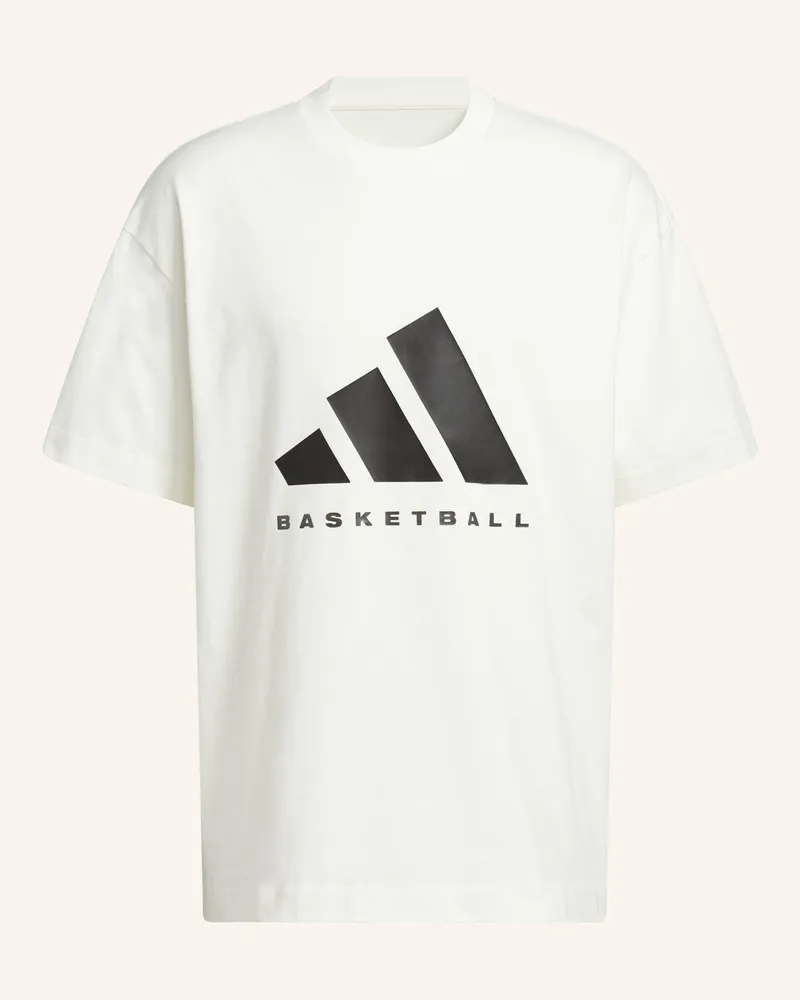 adidas T-Shirt Adidas Basketball weiss Weiss