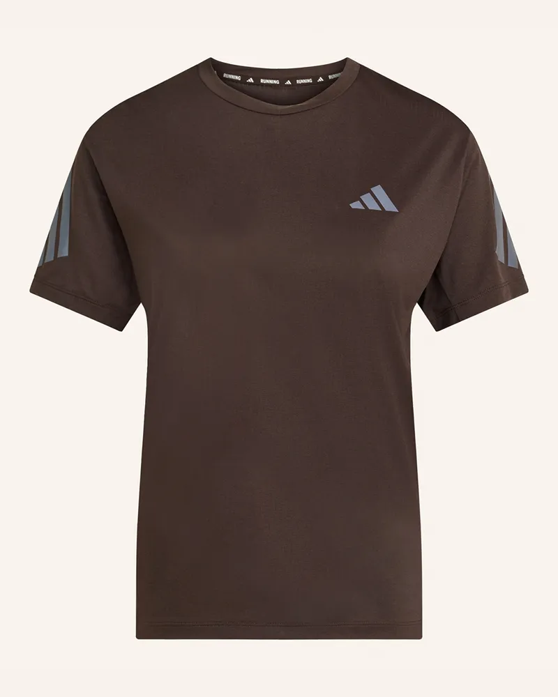 adidas Laufshirt adi365 braun Dunkelbraun