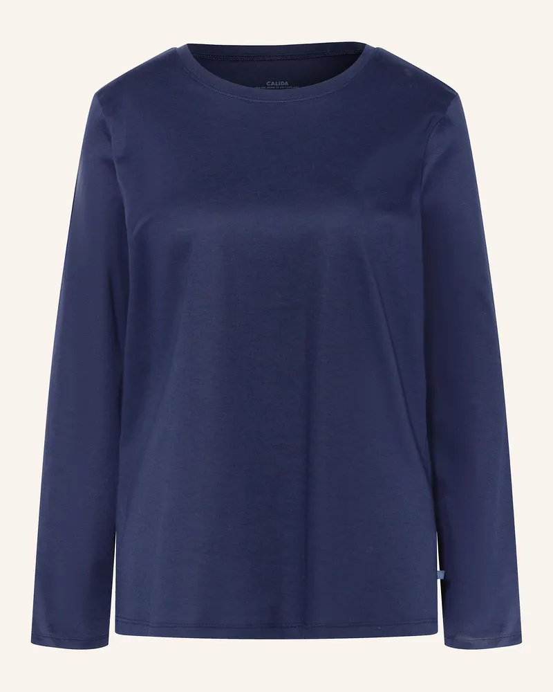 Calida Schlafshirt Favourites Sleep blau Dunkelblau