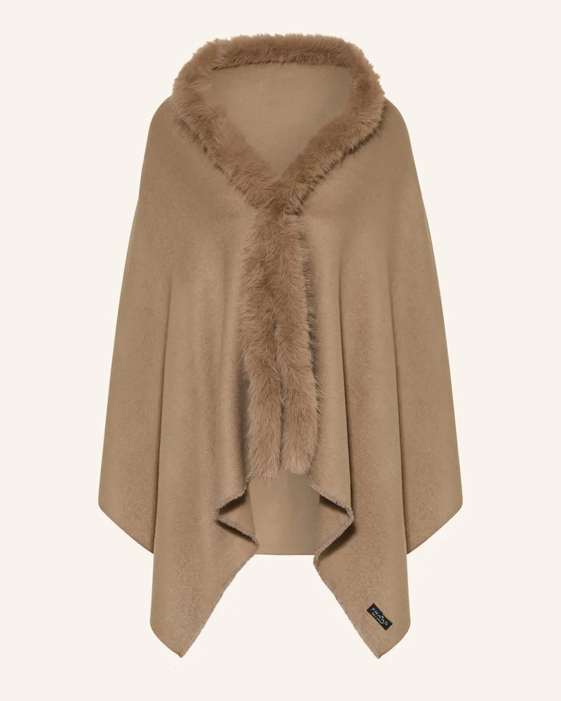 Fraas Poncho Taupe