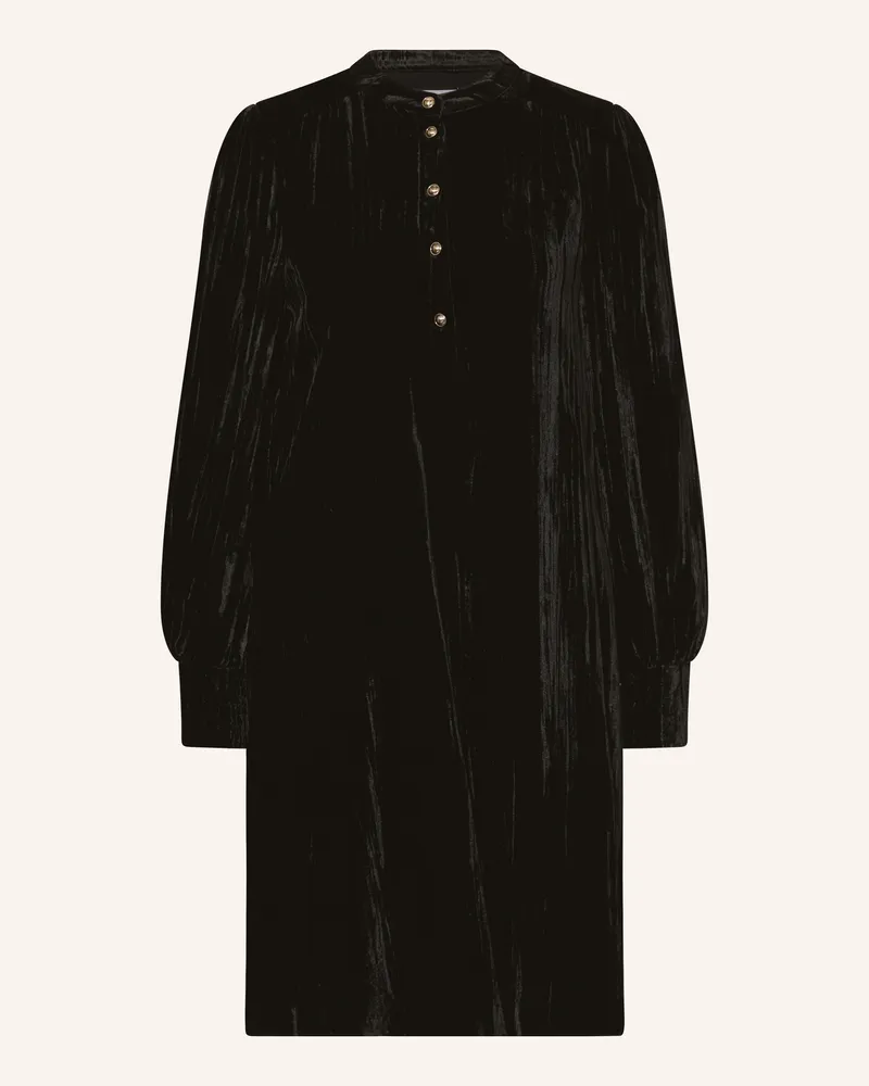 HOBBS London Samtkleid SIENNA Schwarz