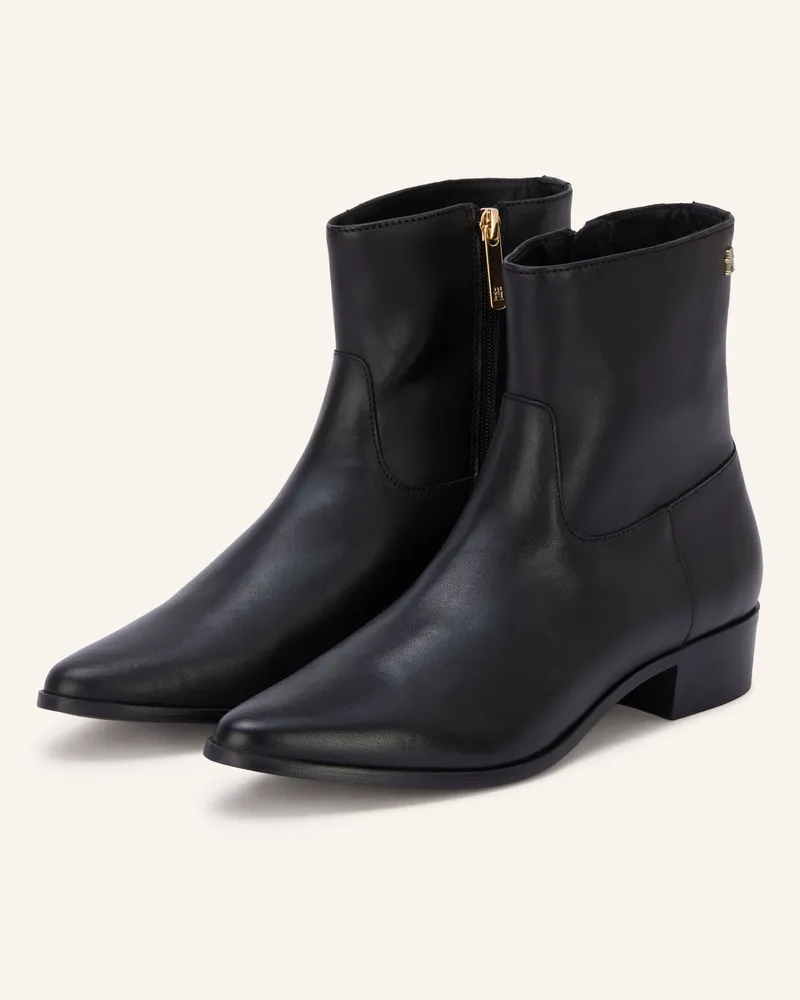 Tommy Hilfiger Stiefeletten schwarz Schwarz