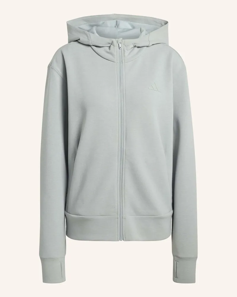 adidas DESIGNED 4 TRAINING KAPUZENJACKE Grün