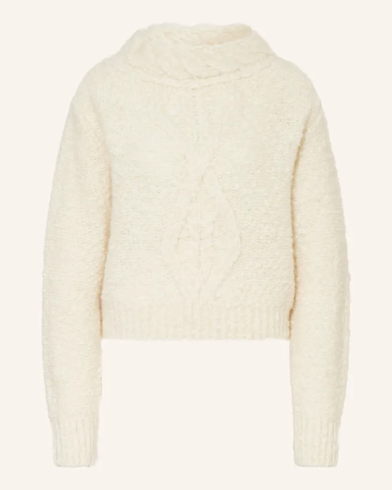 Isabel Marant Alpaka-Pullover Romane weiss Ecru