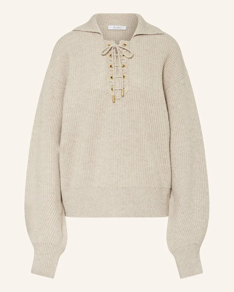 Max Mara Pullover ECCELSO mit Cashmere Taupe