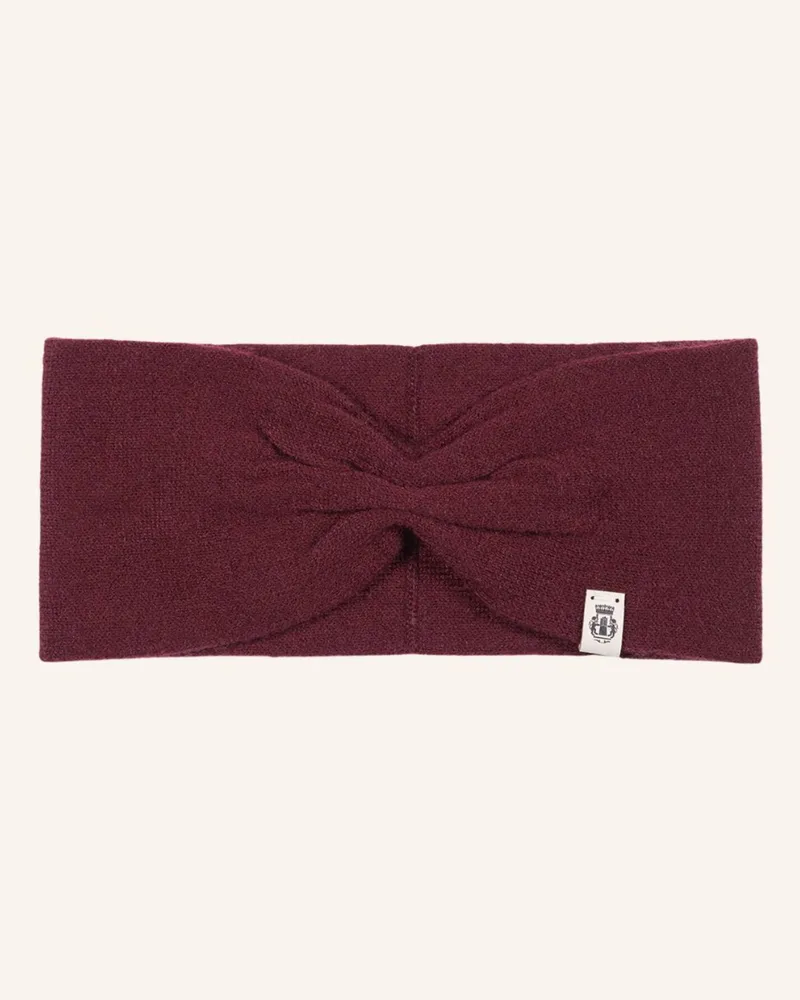 Roeckl Kaschmir Stirnband Pure Cashmere rot Dunkelrot