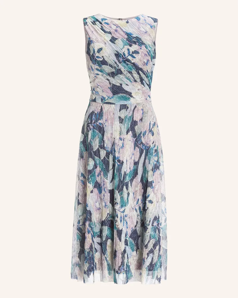 Swing Plisseekleid mit Glitzergarn Helllila