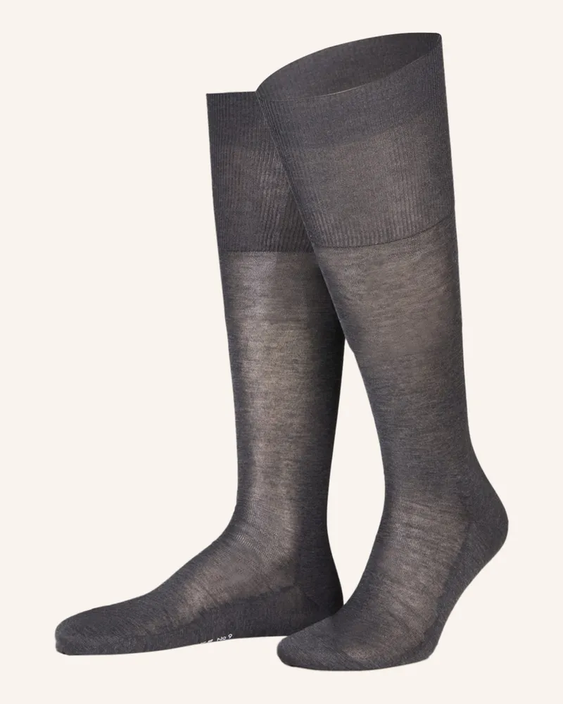 Falke Kniestrümpfe Luxury No. 9 grau 3190