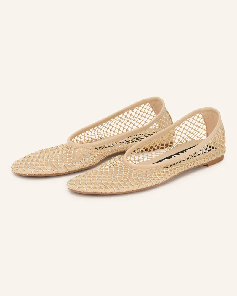 SENSO Ballerinas Clarissa Mit Schmucksteinen beige Hellbraun