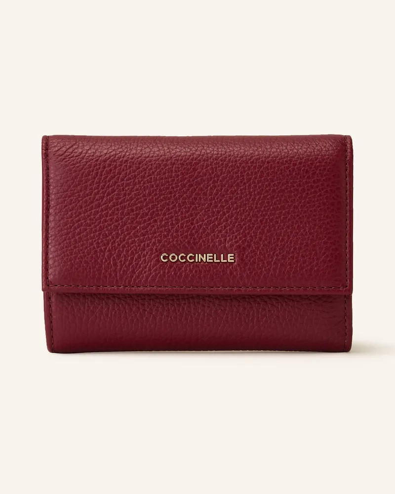 Coccinelle Geldbörse Dunkelrot