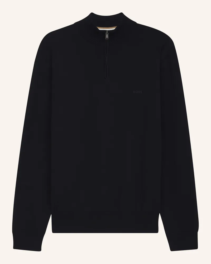 HUGO BOSS Pullover Padro Regular Fit blau Dunkelblau