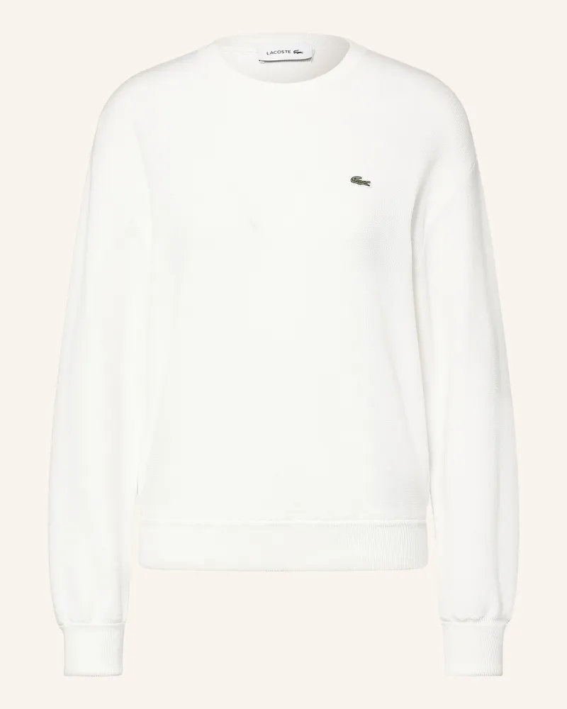 Lacoste Pullover weiss Weiss