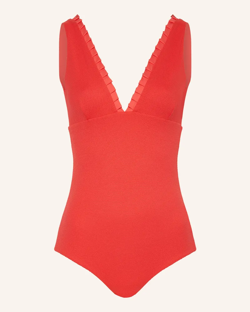 MYMARINI Shape-Badeanzug SWIMSUIT NO. 2 mit UV-Schutz 50 Rot