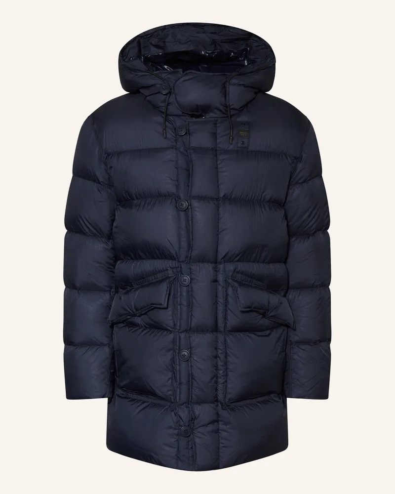 Blauer Daunenmantel BASTO Dunkelblau