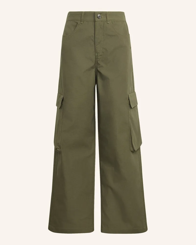 adidas Cargohose, Oversize, Ripstop gruen Grün
