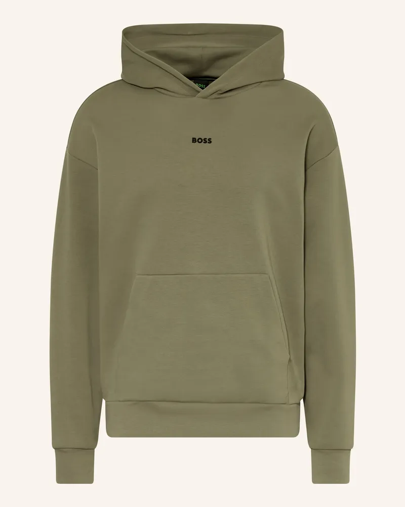 HUGO BOSS Hoodie SLY ZONE Oliv