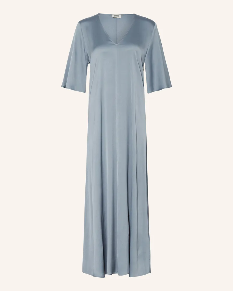 Drykorn Satinkleid Tivona blau Hellblau