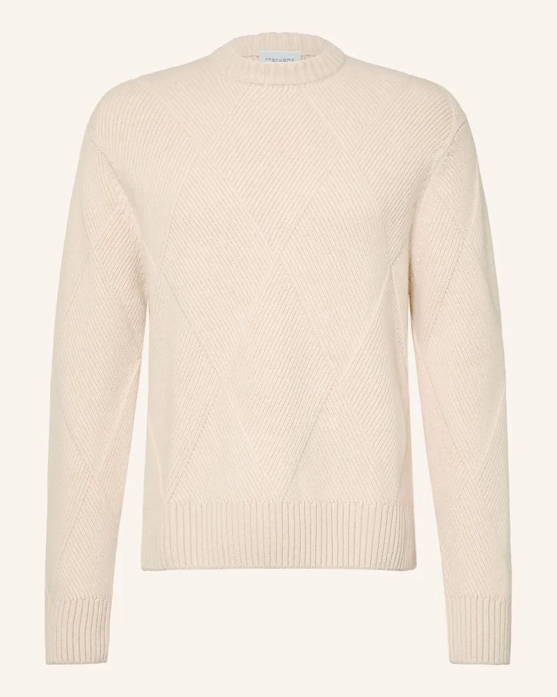 Profuomo Pullover beige Creme