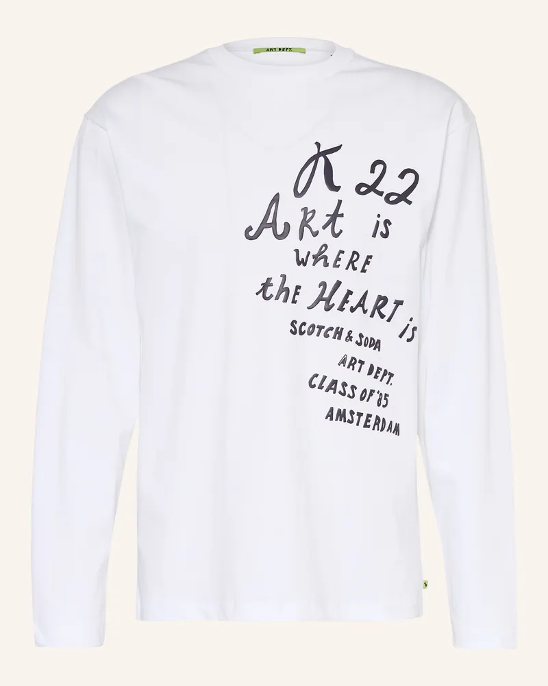 Scotch&Soda Longsleeve weiss Weiss