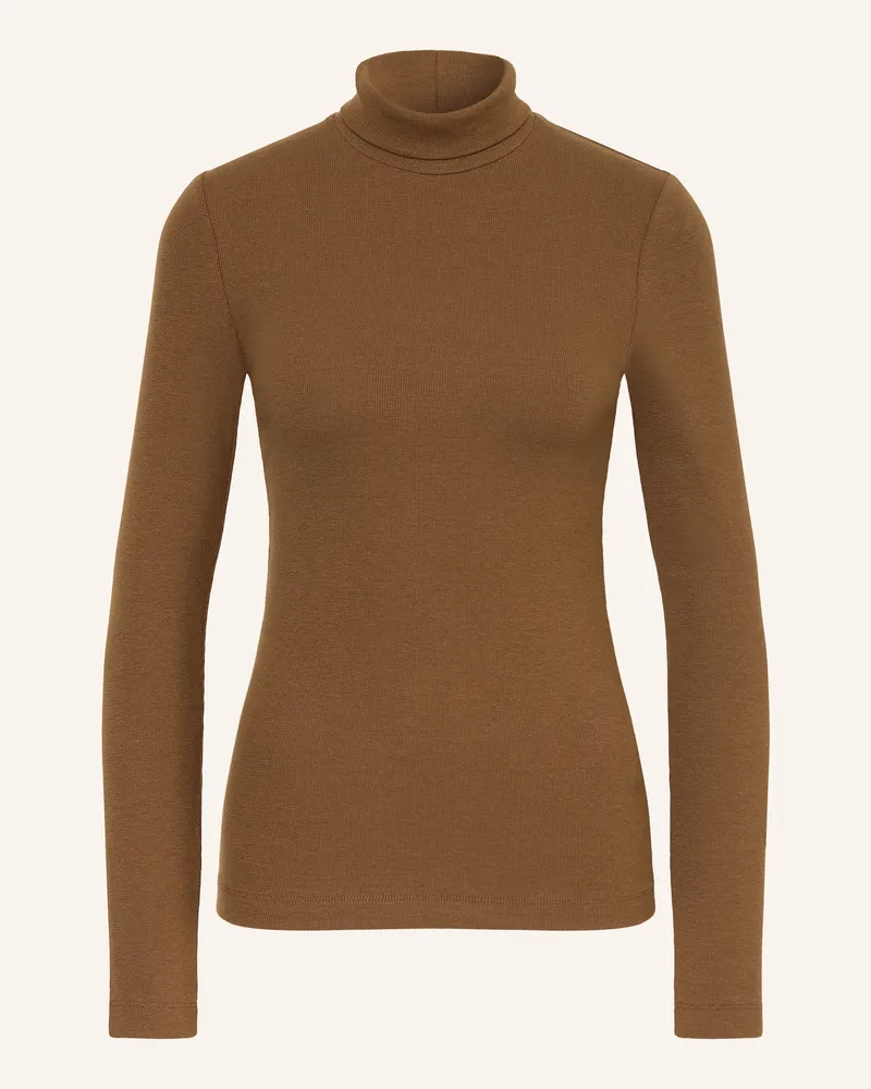 Marc O'Polo Rollkragenshirt braun Braun