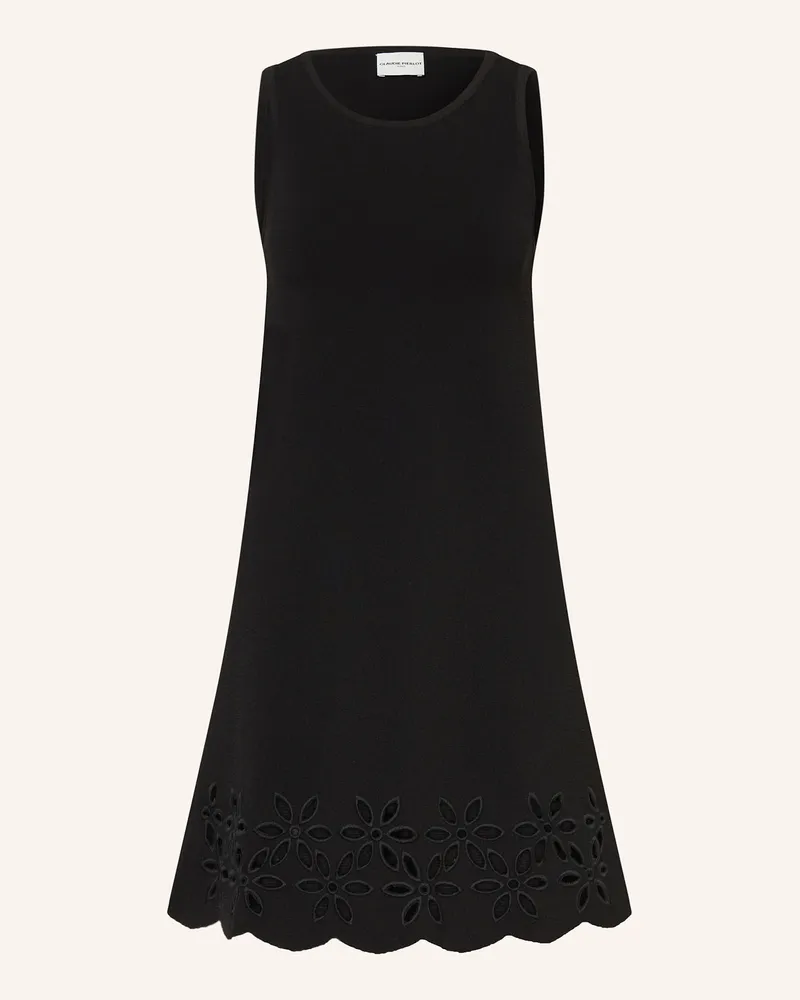 Claudie Pierlot Strickkleid mit Cut-outs Schwarz