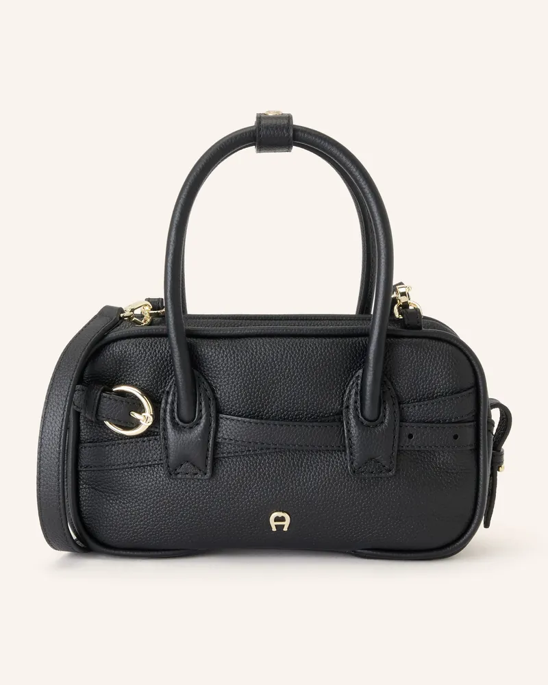 Aigner Handtasche schwarz Schwarz
